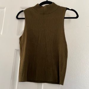 Women’s XL Olive green turtleneck tank